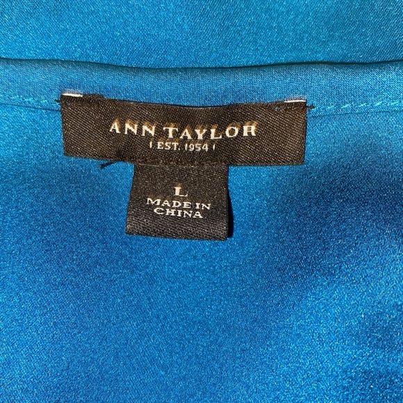 Ann Taylor Pleated Front Blouse - Picture 8 of 8